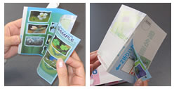 三つ折り（Z折り）